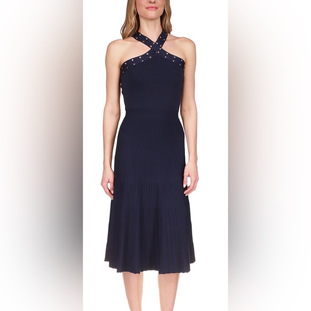 Michael Kors stud strap midnight blue Dress